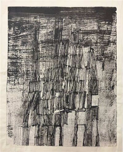 Tinta Da China Sobre Papel Japão 26,5x20,7 cm 